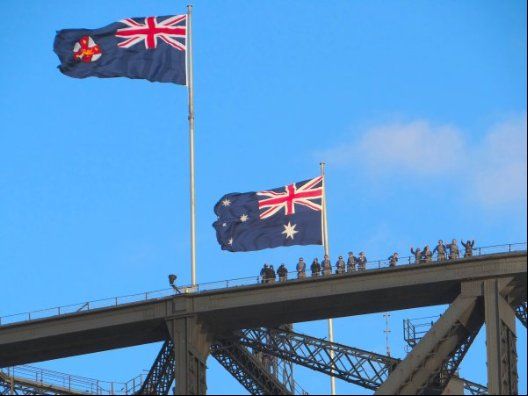 Bridgeclimbers on Sydney Harbour Bridge Sunset cruise out of Sydney - photo 2