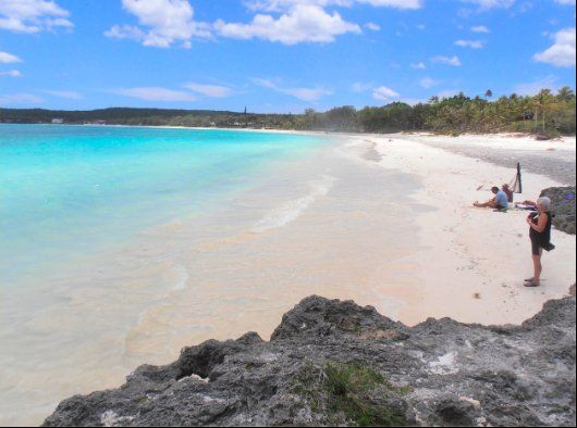 Lifou Beach near We Lifou Grass huts near We DAY 6 At Sea FRIDAY 29 - photo 14