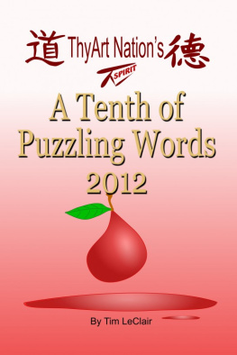 LeClair - A tenth of puzzling words 2012