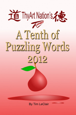 LeClair A tenth of puzzling words 2012