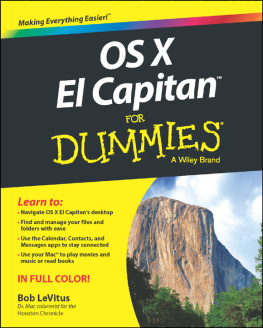 Mac Dr - OS X El Capitan for Dummies : A Wiley Brand