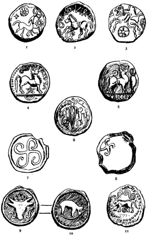 PLATE II G AULISH C OINS 1 Coin of the Nervii with horse and wheel-symbol - photo 3