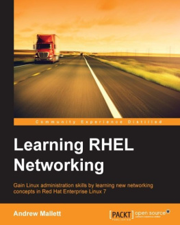 Mallett - Learning RHEL Networking