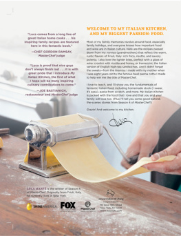 Luca Manfé My Italian Kitchen: Favorite Family Recipes from the Winner of MasterChef Season 4 on FOX