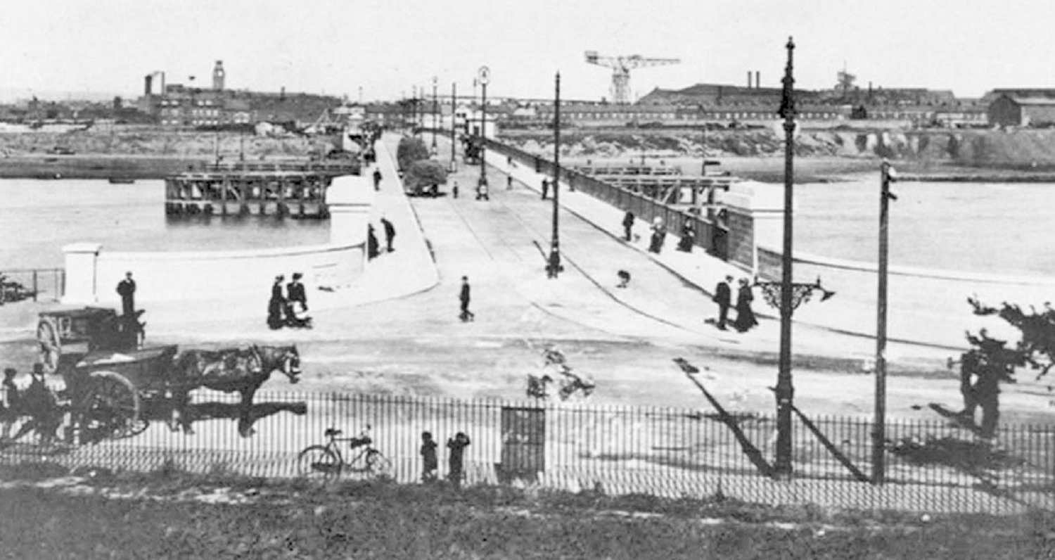 Connecting Barrow Walney Bridge c 1910 began the process of merging Walney - photo 7