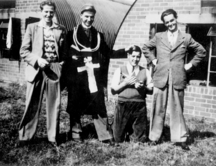 17 Harold Jackson furthest left and other Bevin Boys outside their - photo 20