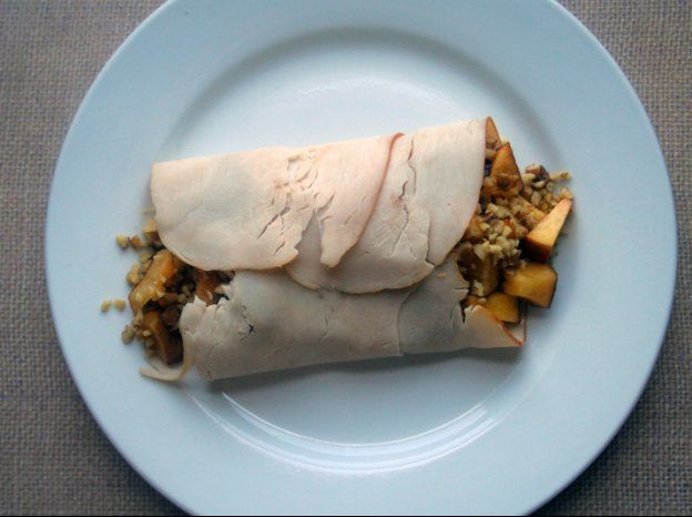 Sweet Hot Peaches Turkey Wrap Ingredients 1 Peach Diced 1 - photo 6