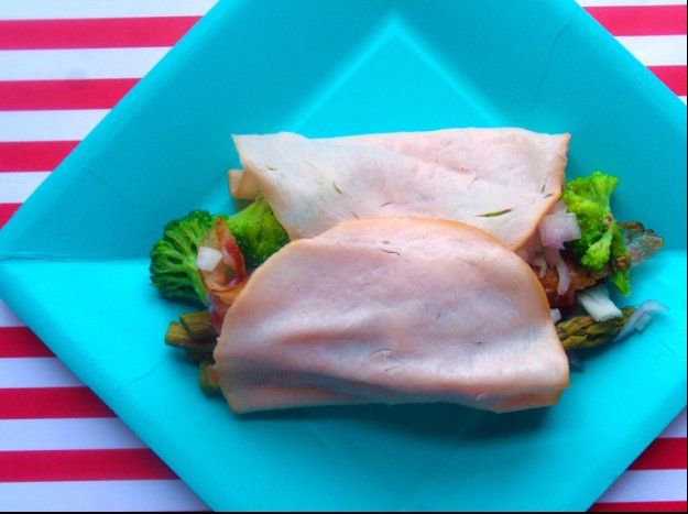 Bacon Asparagus Turkey Wrap Ingredients 3 Bacon Slices Cooked 1 - photo 7