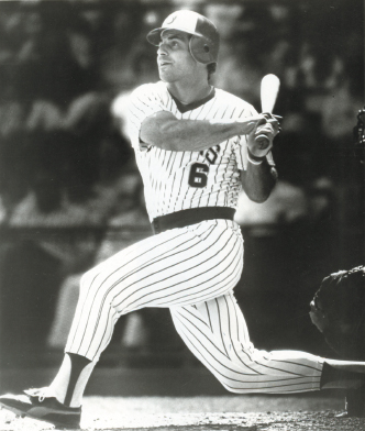 Sal Bando takes a swing with the Milwaukee Brewers He was one of our leaders - photo 18