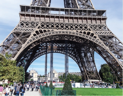 The Eiffel Tower Paris France Giverny France Hotel carpeting Paris - photo 13