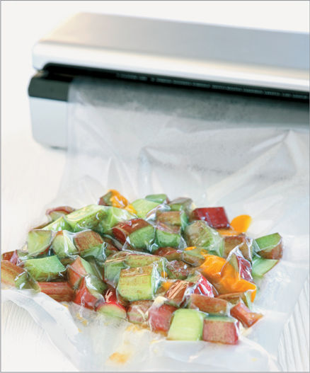 Position your vacuum sealer with enough space to allow cooking pouches to lay - photo 5