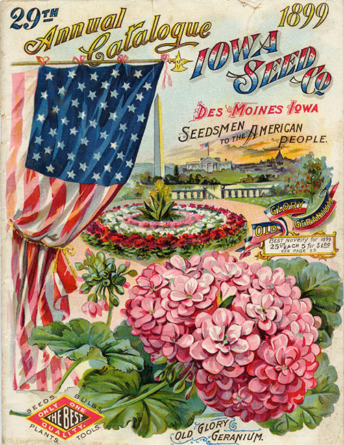 This 1899 cover of the Iowa Seed Company catalog featured the White House Old - photo 3