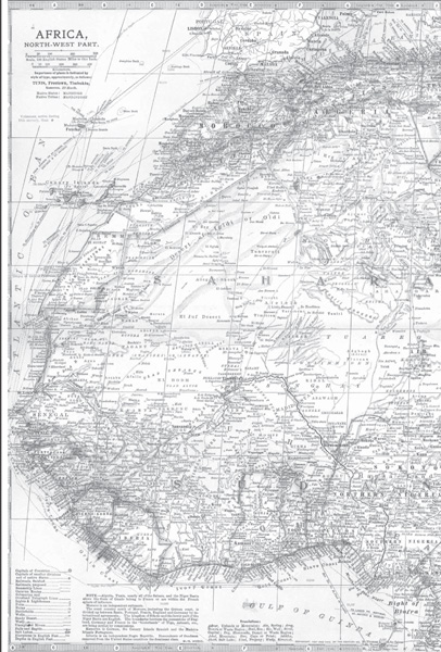 Map of northwest Africa from the 10th edition of Encyclopdia Britannica - photo 18