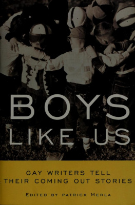 Merla Patrick - Boys like us : gay writers tell their coming out stories