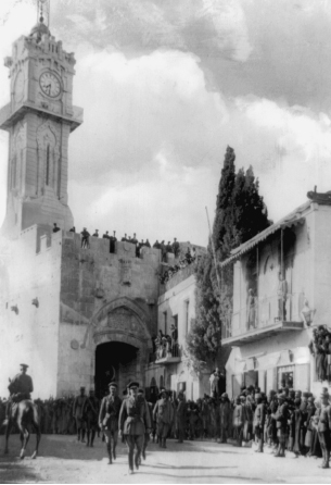 The victorious General Edmund Allenby enters Jerusalem on foot through the - photo 7