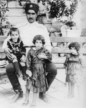 The future Reza Shah of Iran and his son and successor Mohammed Reza Ashraf - photo 12