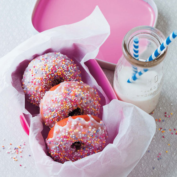 Glazed Sugar Sprinkle Doughnuts These delicious glazed vanilla doughnuts - photo 1