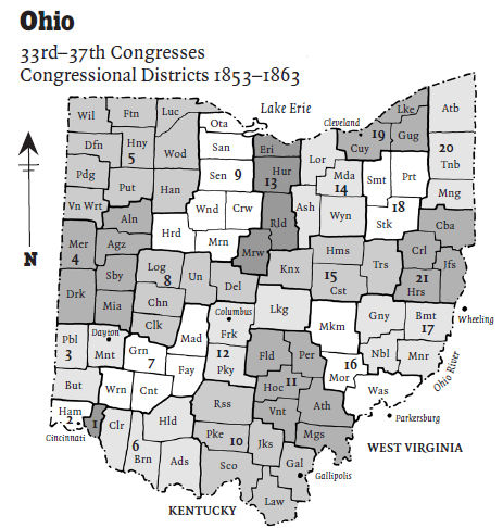 Cin - Cincinnati wards 1-5 9-11 13 Ham - Hamilton But - Butler Mnt - - photo 1