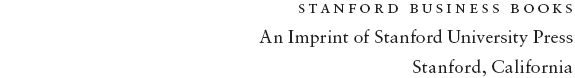 Stanford University Press Stanford California 2011 by the Board of Trustees - photo 1