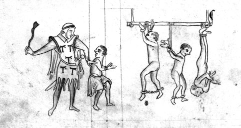 People being tortured during the reign of King John A drawing by the - photo 4