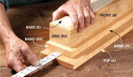 Center the top Measure the overhang on each end and adjust the top until its - photo 7