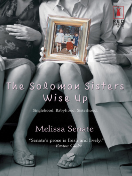 Melissa Senate - The Solomon Sisters Wise Up (Red Dress Ink)