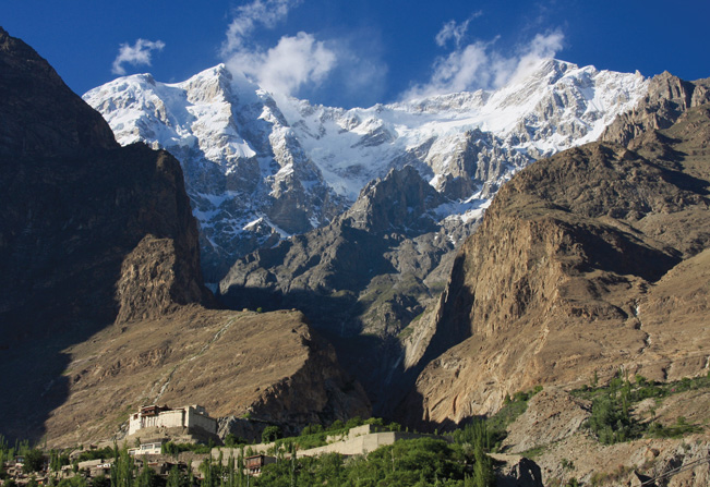 Backed by the mighty peaks of the Karakoram Baltit Fort in Pakistans Hunza - photo 12