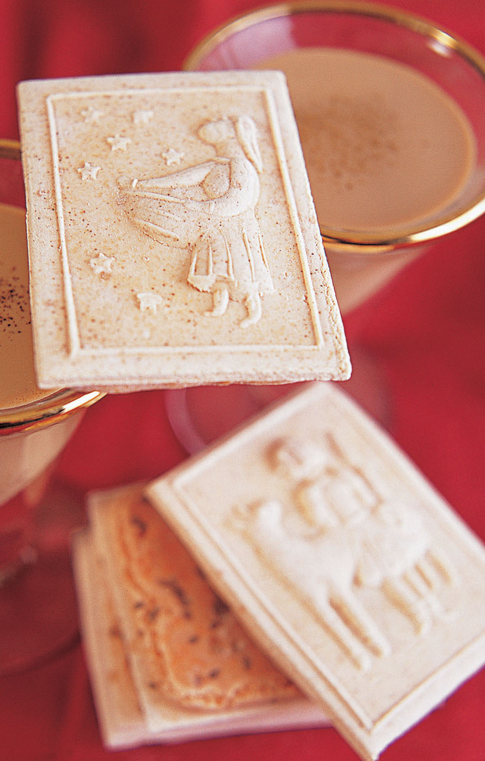 This centuries-old German cookie is stamped with a carved wooden mold to create - photo 1