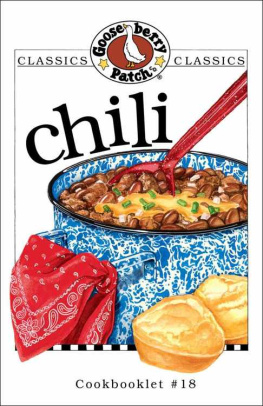 Patch - Gooseberry Patch classics : Cookbooklet #18, Chili