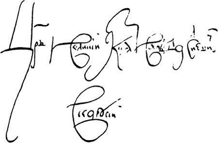 Ivans signature Some historians believe he never signed documents but ordered - photo 11