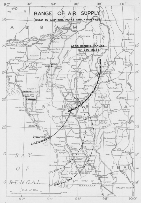 Map 5 Effective air transport range Map 6 The 14th Army advance to - photo 7