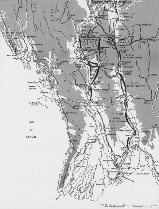 Map 6 The 14th Army advance to Rangoon Map 7 Japanese breakout from the - photo 8