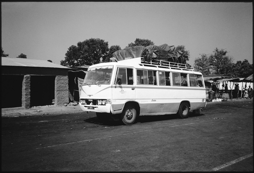 The Coaster with backup vehicles on roof Somewhere between Ngaounder and - photo 14