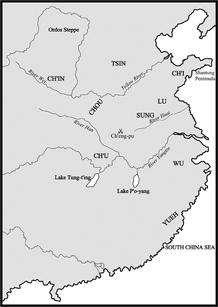 China in the Springs and Autumns period showing the locations of the main - photo 2