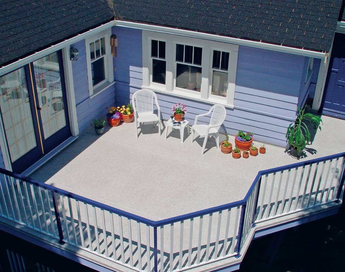 Reimagine your deck surface in a whole new material Thanks to advances in - photo 9