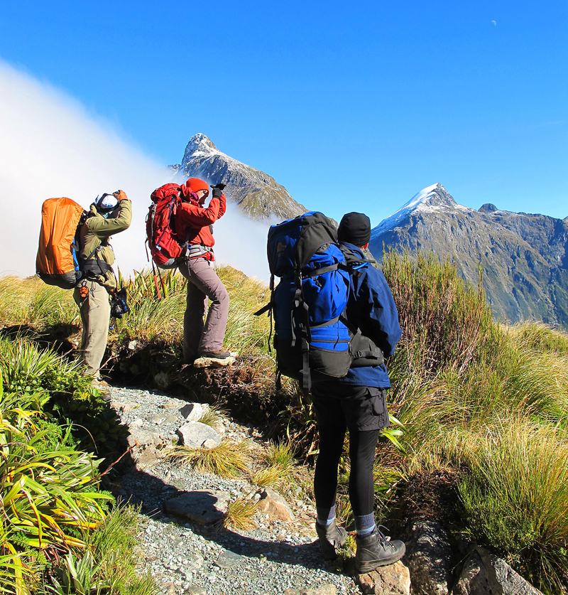 Hikers at Mackinnon Pass on the Milford Track BENNETT SLATER New - photo 5