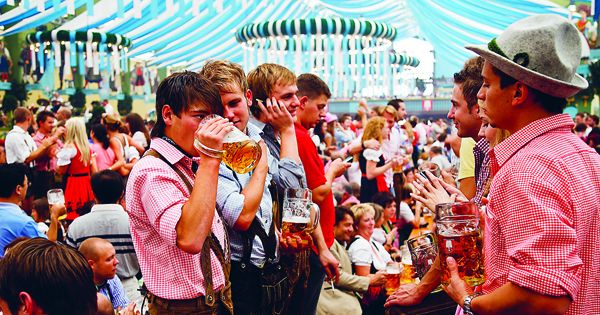 Beer tent at Theresienwiese MICHAEL TAYLORGETTY IMAGES Beer Halls Gardens - photo 7