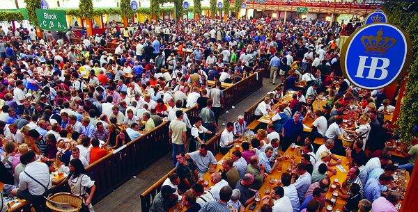 Hofbruhaus tent at Oktoberfest SEAN GALLUPGETTY IMAGES Schloss - photo 8