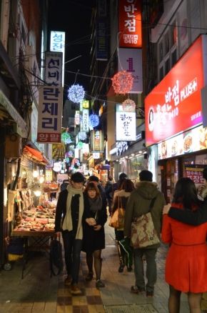 A Couple Enjoying Nampo-dong Topographically Busan is a mixture of beaches - photo 4