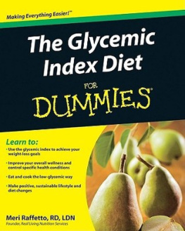 Raffettor - The Glycemic Index Diet For Dummies