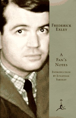 Frederick Exley A Fans Notes