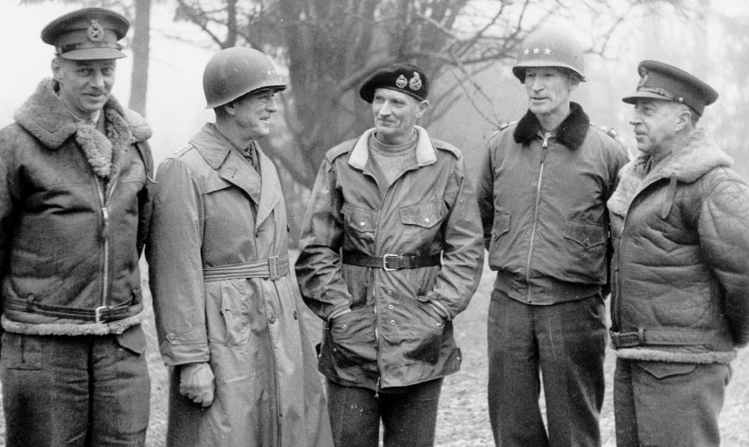 Field Marshal Montgomery discusses the forthcoming battles with his American - photo 3