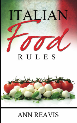 Reavis - Italian food rules