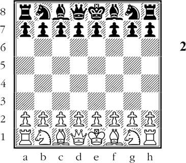 The Opening Position White always takes the light colored chessmen Black has - photo 2