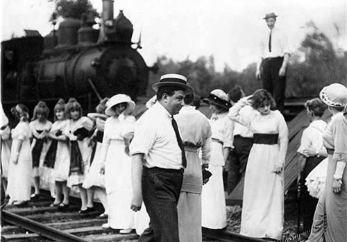 J J Shubert inspecting the chorus girls in a traveling Shubert show He - photo 4