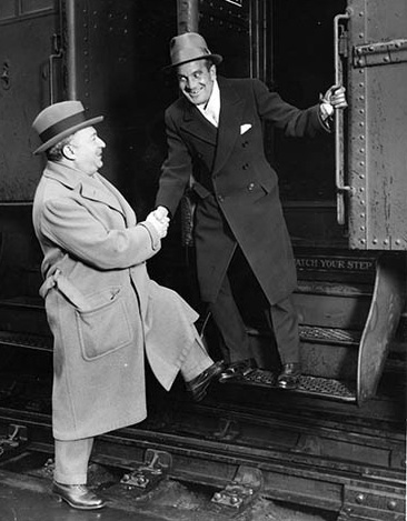 J J greeting his biggest box-office starAl Jolson J J cast Jolson in one - photo 6