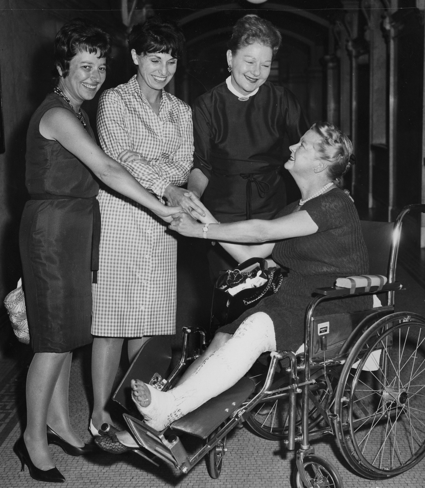 A wheelchair-bound Eckie Shubert John Shuberts legal widow celebrates a - photo 12