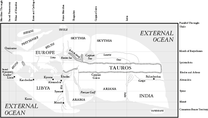 The extent of the ancient world in Hellenistic times The oikoumene as - photo 3