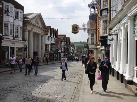 Guildford High Street Blinds have been pulled out on some of the shop - photo 4