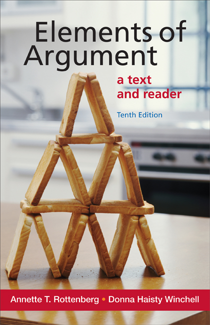 TENTH EDITION Elements of Argument A Text and Reader Annette T - photo 1